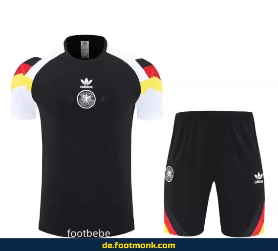 Deutschland Trikot 2025/2026 – Offizielles Herren/Damen/Kinder Fußballtrikot in Schwarz – Authentisches EM/WM Vereinstrikot | Nike/Adidas Retro Design | Personalisierbar mit Nummer & Name