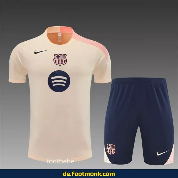 FC Barcelona Trikot-Set 2025/2026 – Beige | Herren, Damen & Kinder | Günstige Fußballtrikots | Personalisierbar | Nike/Adidas | Retro & Vintage