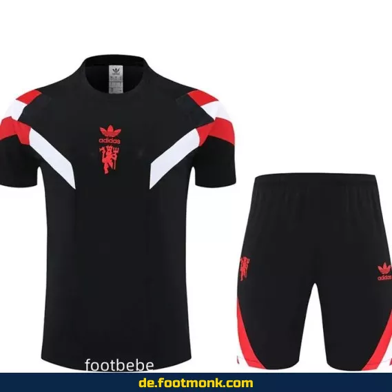 Manchester United Retro Trikot 2025/2026 Noir – Authentisches Vereinstrikot | Herren, Damen & Kinder | Vintage Design | Nike/Adidas | Personalisierbar