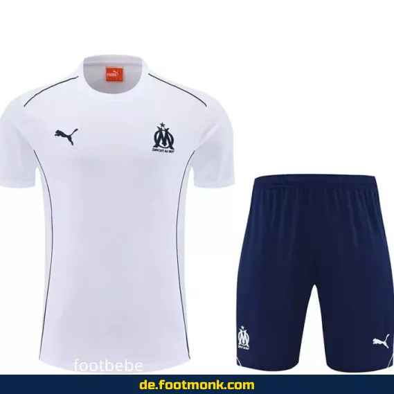 Authentisches Fußballtrikot 'Ensemble Marseille 2025/2026' Weiß – Günstig online kaufen | Personalisierbar | Herren, Damen & Kinder