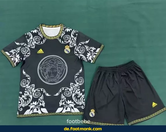 Real Madrid Trikot 2025/2026 – Offizielles Vereinstrikot in Schwarz von Versace | Herren, Damen & Kinder | Günstig online kaufen | Personalisierbar