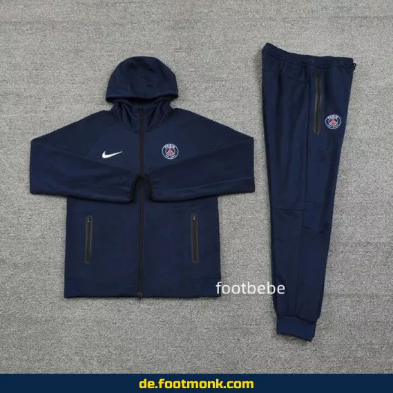 PSG 2024/2025 Königblau Kapuzenpullover – Authentisches Fußballtrikot-Set für Herren, Damen & Kinder | Günstige Vereinstrikots | Nike/Adidas Kollektion
