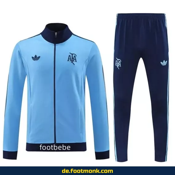 Retro Argentinien Fußballtrikot 2024/2025 - Blaues Vereinstrikot für Herren, Damen & Kinder | Authentisches WM-Trikot | Nike/Adidas Fanartikel | Personalisierbar mit Nummer & Name