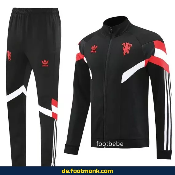 Manchester United 2024/2025 Fußballtrikot - Schwarz, Offiziell, Für Herren, Damen & Kinder