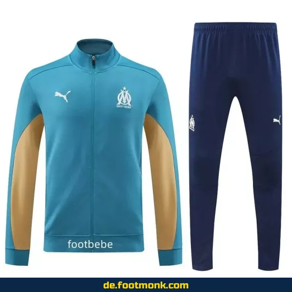 Fußballtrikot-Set Marseille 2024/2025 – Blau/Gelb – Authentisches Vereinstrikot für Herren, Damen & Kinder | Günstig online kaufen | Personalisierbar