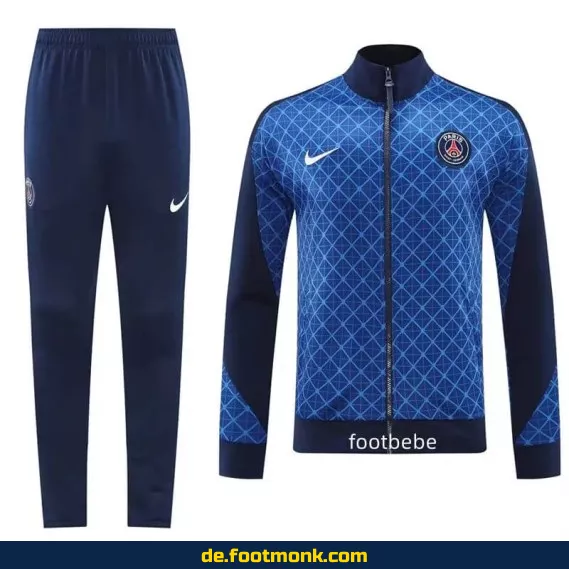 PSG Herren Trainingsanzug 2024/2025 – Authentisches Vereinstrikot-Set in Blau | Fußballtrikot günstig online kaufen | Nike/Adidas Optionen