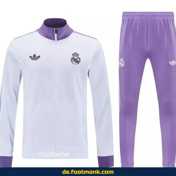 Real Madrid Retro Trikot 2024/2025 – Weißes Vereinstrikot | Herren, Damen & Kinder | Authentisches Fußballtrikot | Nike/Adidas | Personalisierbar | Vintage Look