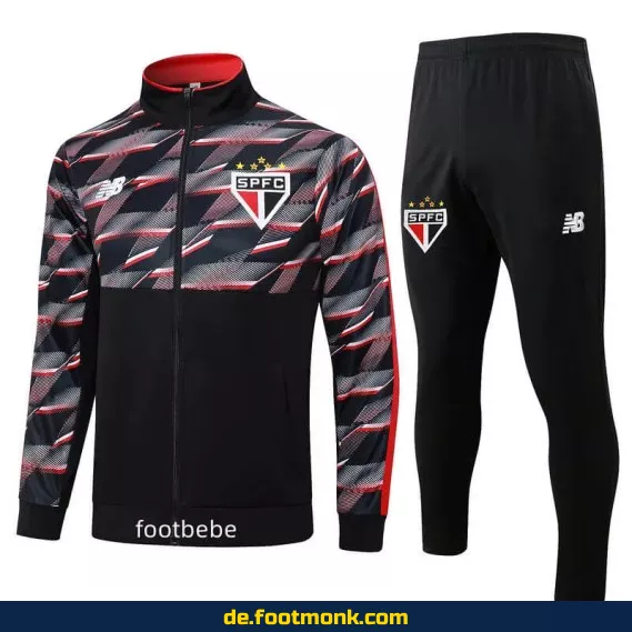 Herren Fußballtrikot 'Ensemble' São Paulo 2024/2025 – Schwarz | Günstige Vereinstrikots | Authentische Retro-Trikots | Nike/Adidas Alternative | Personalisierbar