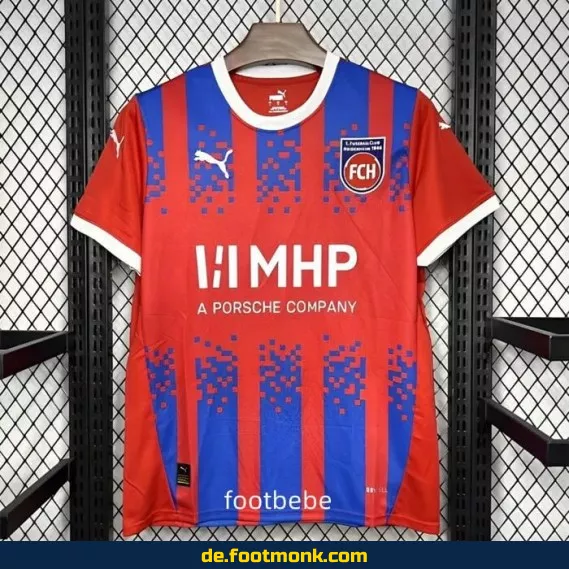 1. FC Heidenheim Heimtrikot 2024/2025 – Offizielles Herren Fußballtrikot | Günstig online kaufen | Bundesliga Trikot | Personalisierbar mit Name & Nummer