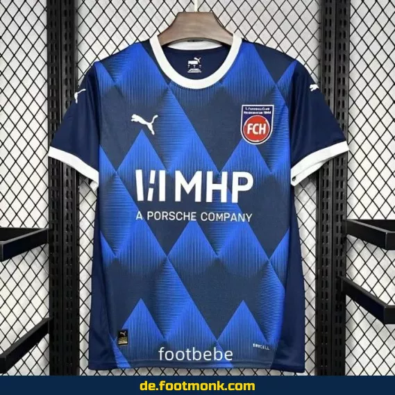 1. FC Heidenheim Auswärtstrikot 2024/2025 – Offizielles Fußballtrikot Herren/Damen/Kinder | Günstige Vereinstrikots | Bundesliga Trikot | Personalisierbar mit Nummer & Name