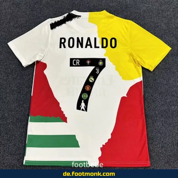 Fußballtrikot Set CR7 2025 – Authentisches Vereinstrikot von Ronaldo | Nike/Adidas | Herren, Damen & Kinder | Personalisierbar mit Nummer & Name