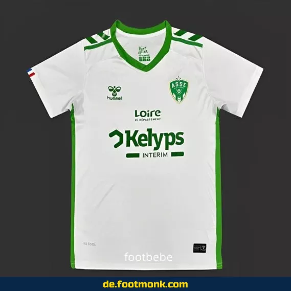 AS Saint-Étienne Auswärtstrikot 2024/2025 – Weißes Fußballtrikot Herren/Damen/Kinder – Authentisches Vereinstrikot – Jetzt günstig online kaufen