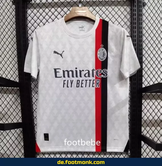 Maillot AC Milan 2023/2024 Auswärts Weiß – Authentisches Fußballtrikot kaufen