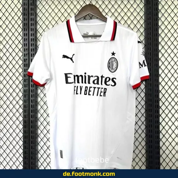 AC Milan Auswärtstrikot 2024/2025 – Weißes Fußballtrikot Herren/Damen/Kinder | Authentisches Nike/Adidas Vereinstrikot | Personalisierbar mit Nummer & Name | Günstig online kaufen