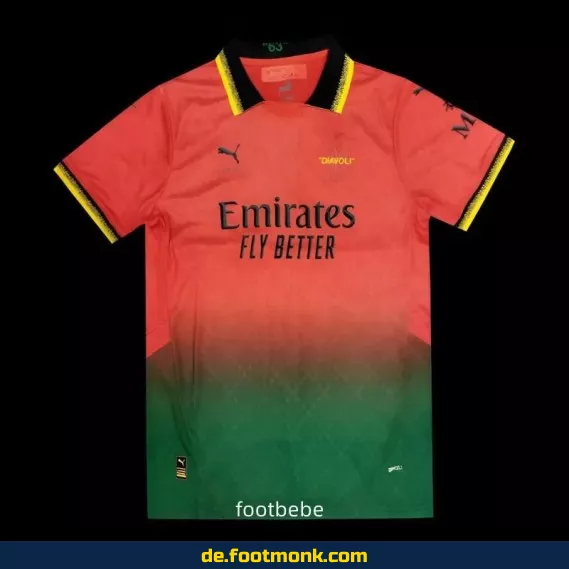 AC Milan OFFWHITE Trikot 2025/2026 – Spezialedition Rot | Authentisches Fußballtrikot | Herren Damen Kinder | Limitierte Kollektion | Nike Vereinstrikot | Fussballtrikots günstig kaufen