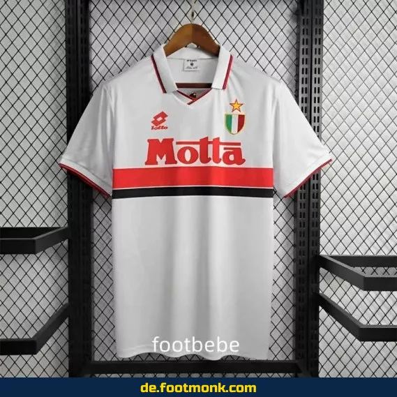 AC Milan Vintage Trikot 1992-1994 Auswärts – Retro Fußballtrikot Herren/Damen | Authentisches Vereinstrikot | Günstige Fussballtrikots