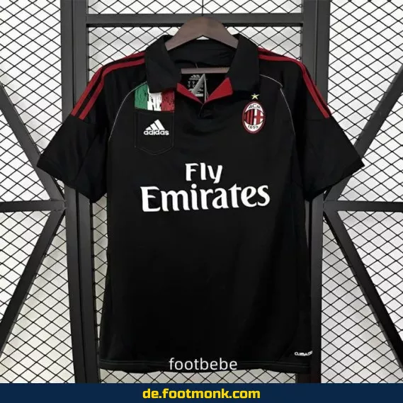 AC Milan Vintage Trikot 2012/2013 Auswärts – Retro Fußballtrikot Herren/Damen/Kinder | Günstige Authentische Vereinstrikots | Nike/Adidas