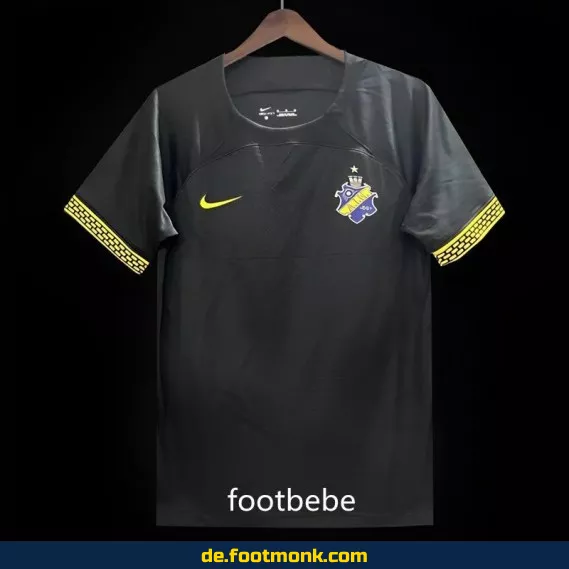 AIK Stockholm Heimtrikot 2024/2025 schwarz – Fußballtrikot Herren/Damen/Kinder | Günstige Vereinstrikots | Personalisierbar mit Nummer & Name