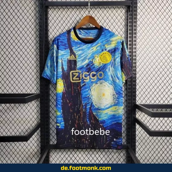 Ajax Trikot 2023/2024 Van Gogh Ölgemälde Design – Fußballtrikot Herren/Damen/Kinder – Authentisches Vereinstrikot