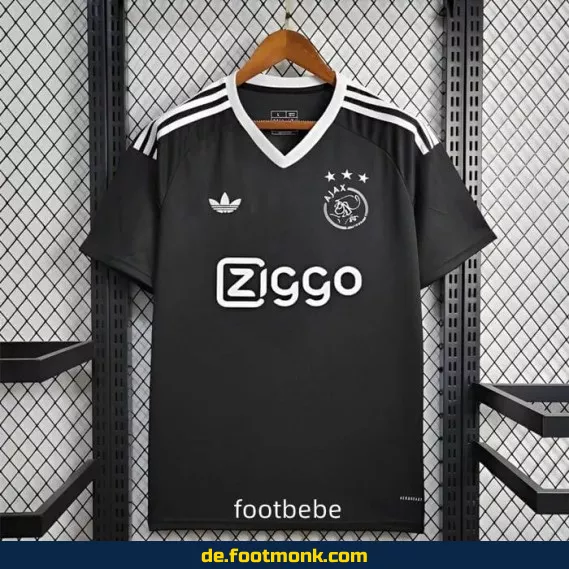 Ajax Trainings-Trikot 2024/2025 Herren Damen Kinder - Schwarz | Günstige Fußballtrikots Online Kaufen