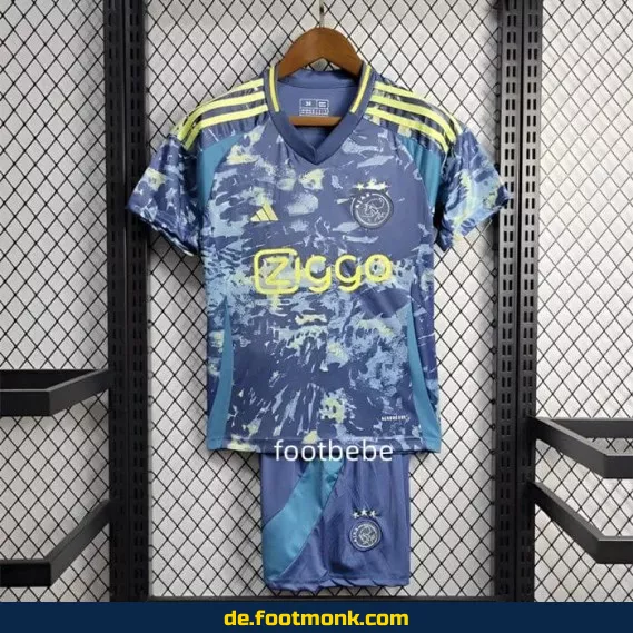 Ajax Kinder Fußballtrikot 2024/2025 Auswärts – Günstige Fussballtrikots online kaufen