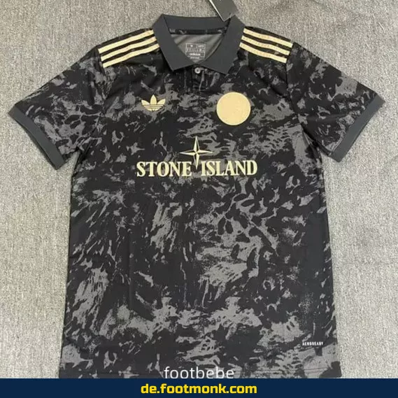 Maillot Ajax Stone Island 2024/2025 – Sonderedition Schwarz – Fußballtrikot kaufen, authentisch & günstig