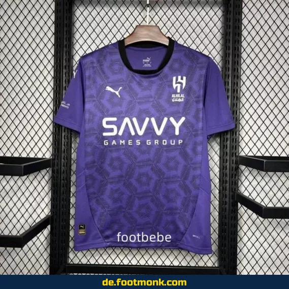 Al-Hilal Saudi 2024/2025 Drittes Trikot Violett – Authentisches Fußballtrikot für Herren, Damen & Kinder | Günstig online kaufen | Personalisierbar mit Nummer & Name