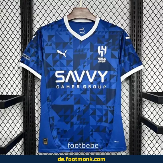 **Al-Hilal Saudi Heimtrikot 2024/2025 – Authentisches Fußballtrikot (blau) – Herren/Damen/Kinder – Jetzt günstig online kaufen**