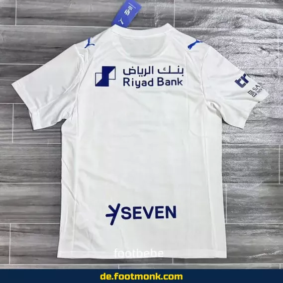 Al-Hilal Saudi Heimtrikot 2025/2026 weiß – Fußballtrikot Herren/Damen/Kinder | Authentisches Vereinstrikot | Nike/Adidas | Personalisierbar
