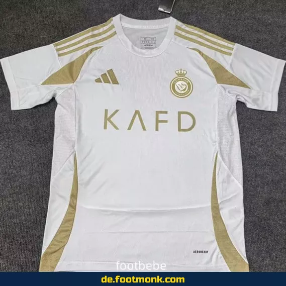 Al-Nassr Trikot 2024/2025 Dritte Ausweiß – Authentisches Fußballtrikot Herren/Damen/Kinder | Günstig Online Kaufen | Nike/Adidas Vereinstrikots | Personalisierbar mit Nummer & Name