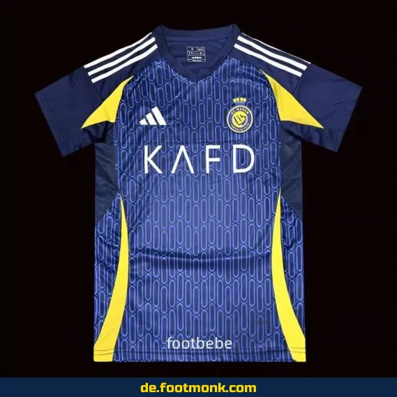 Al-Nassr Auswärtstrikot 2024/2025 – Fußballtrikot Herren/Damen/Kinder – Günstige Vereinstrikots von Nike/Adidas – Personalisierbar mit Nummer & Name