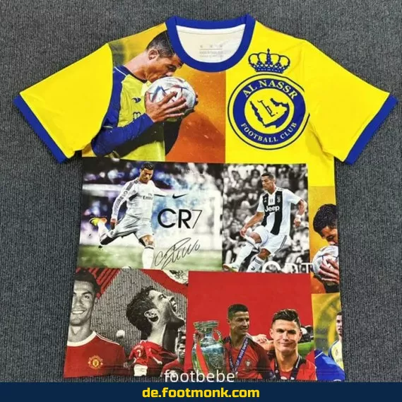 Al-Nassr CR7 Special Edition Fußballtrikot 2025/2026 – Herren Damen Kinder – Authentisches Vereinstrikot – Nike/Adidas – Personalisierbar mit Nummer & Name – Jetzt günstig online kaufen
