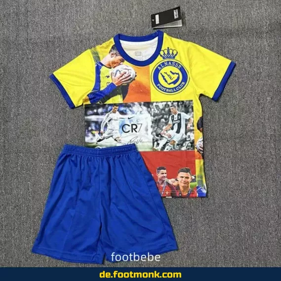Al-Nassr Kinder Fußballtrikot 2025/2026 – CR7 Sonderedition | Günstige Fussballtrikots online kaufen