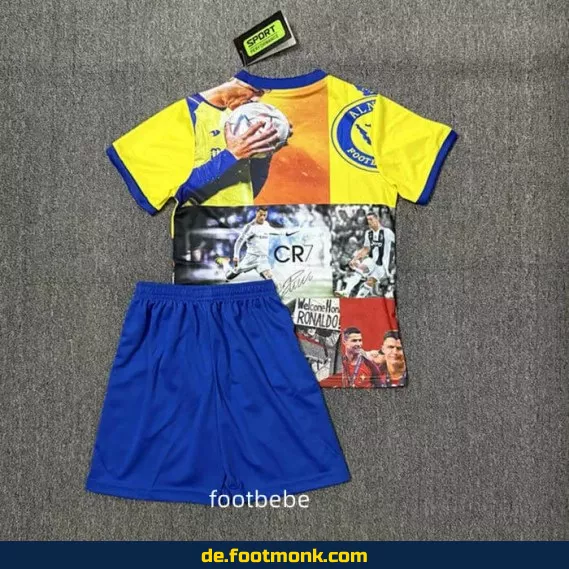 Al-Nassr Kinder Fußballtrikot 2025/2026 – CR7 Sonderedition | Günstige Fussballtrikots online kaufen