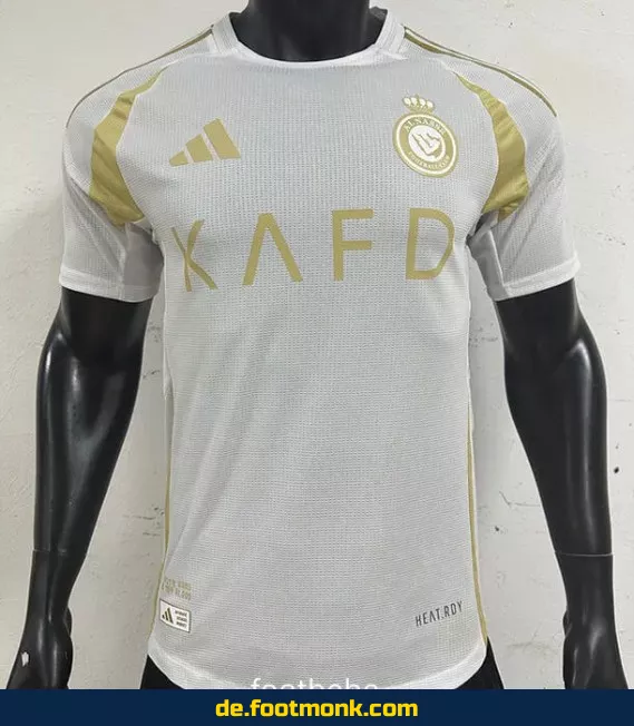 Al-Nassr Third Trikot 2024/2025 – Weißes Fußballtrikot Herren/Damen – Authentisches Vereinstrikot von Nike/Adidas – Jetzt günstig online kaufen