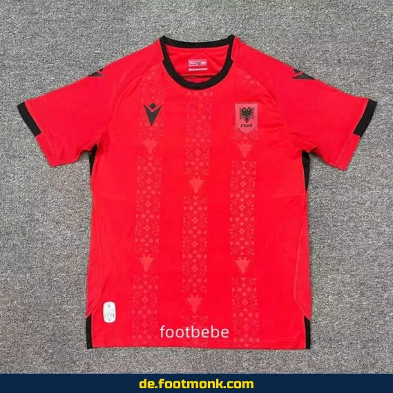 Albanien Heimtrikot 2024/2025 rot – Fußballtrikot Herren/Damen/Kinder | Günstig online kaufen | Authentisches Fussballtrikot