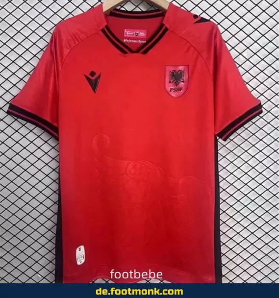 Albanien Heimtrikot 2025/2026 rot – Fußballtrikot Herren/Damen/Kinder | Günstig online kaufen | Authentisches Fussballtrikot
