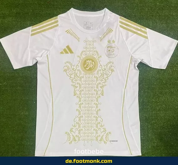 Algerien Trikot 2024/2025 Weiß – Limitierte Sonderedition | Fußballtrikot Herren/Damen/Kinder | Authentisches Fussballtrikot