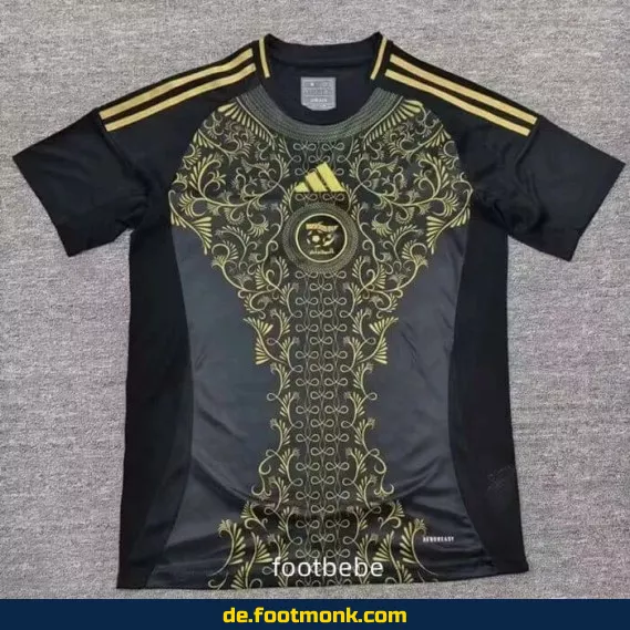 Algerien Fußballtrikot 2024/2025 schwarz – Authentisches Herren Trikot