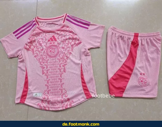 Algerien Kinder Fußballtrikot 2024/2025 – Rosa | Günstige Fussballtrikots online kaufen