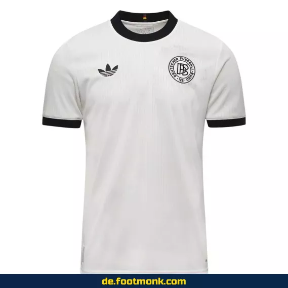 Deutschland Trikot 2024 125 Jahre Weiß – Authentisches Fußballtrikot Herren/Damen/Kinder | DFB Trikot Nike/Adidas | Personalisierbar mit Nummer & Name
