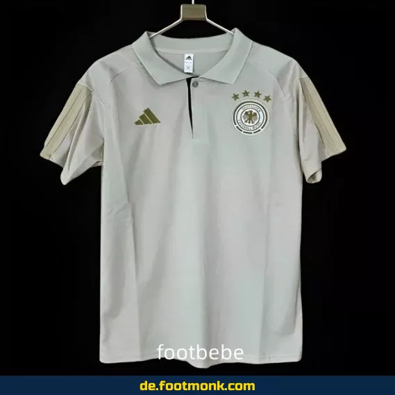 Deutschland Trikot 2024 Herren Polo in Aprikot – Offizielles Fußballtrikot, DFB Trikot, Fußballtrikot Damen/Herren, Personalisierbar, Nike/Adidas, Bundesliga & EM 2024