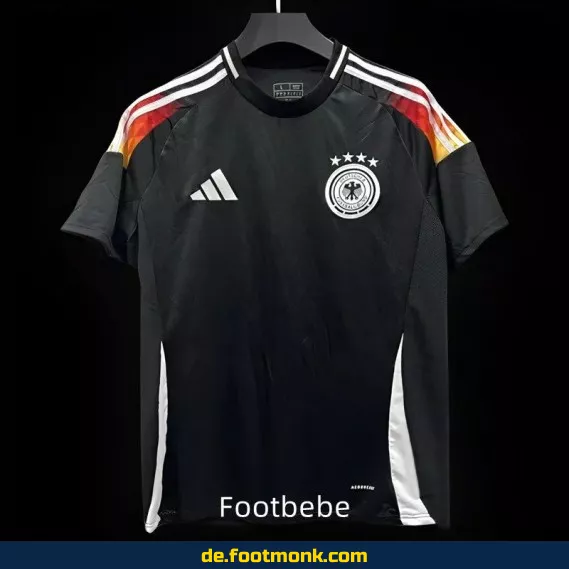 Deutschland Trainings-Trikot 2024 schwarz – Fußballtrikot Herren/Damen/Kinder – Nike/Adidas – Fussballtrikots günstig kaufen