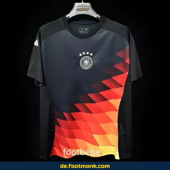 Deutschland Trainings-Trikot 2024 schwarz – Herren Fußballtrikot | Nike/Adidas | Personalisierbar