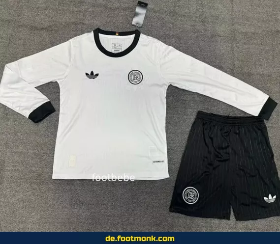 Deutschland Trikot Kinder 2024 – Weiß Langarm – Authentisches DFB Fußballtrikot – 125 Jahre Jubiläumsedition – Günstig online kaufen