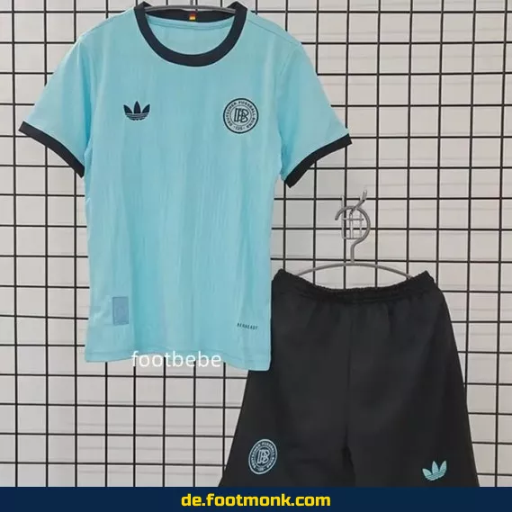 Deutschland Fußballtrikot Kinder 2024 – Offizielles DFB Trikot für Jungen & Mädchen (Blaue Edition, 125 Jahre Jubiläum)