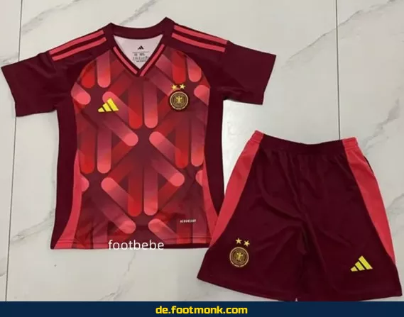 Deutschland Kinder Fußballtrikot 2025 – Rot, Außenspieler – Günstig online kaufen | Authentisches DFB Trikot für Kinder | Nike/Adidas