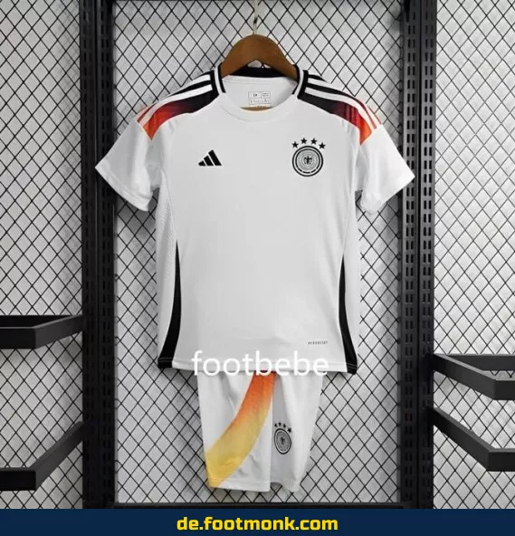 Deutschland Heimtrikot Kinder Euro 2024 Weiß – Günstige Fußballtrikots online kaufen