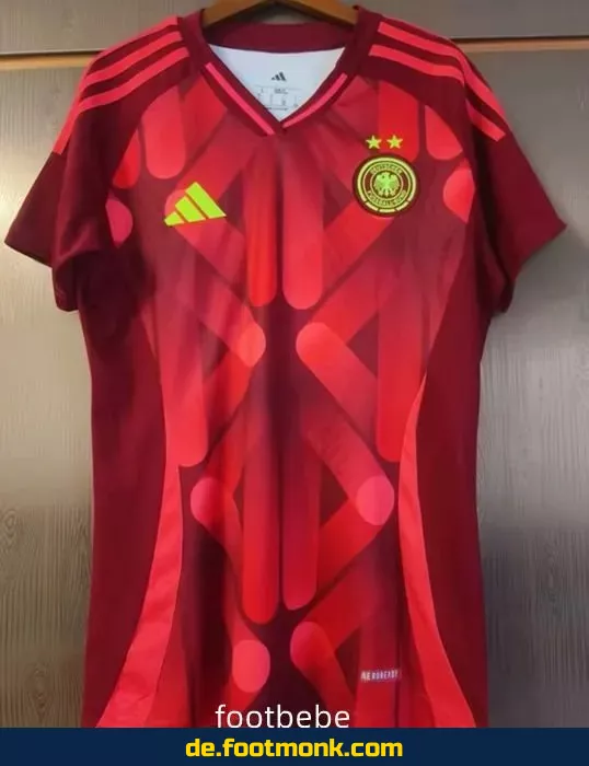 Deutschland Damen Auswärtstrikot 2025 Rot – Offizielles Fußballtrikot | Frauen Fussballtrikot | DFB Trikot | Nike/Adidas