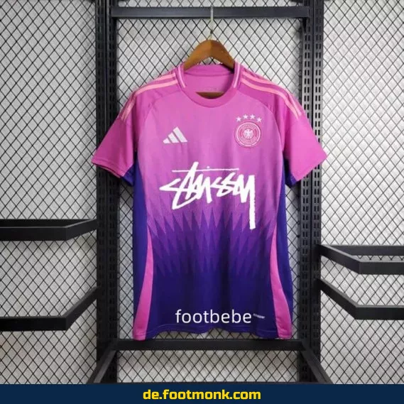 Stussy Deutschland Auswärtstrikot 2024 – Violet | Authentisches Fußballtrikot Herren/Damen | Fussballtrikots günstig online kaufen | Bundesliga & EM Trikots
